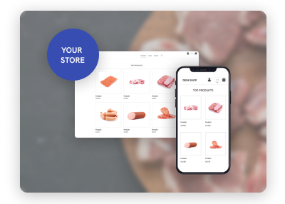 Създайте онлайн магазин за месни продукти